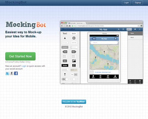 iOS应用开发原型工具：MockingBot