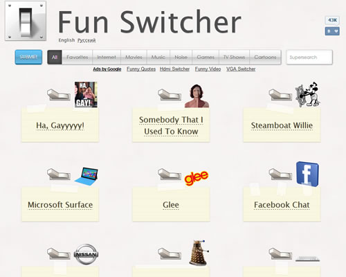 有趣好玩的开关按钮混音：Fun Switcher
