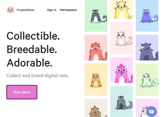 CryptoKitties|加密虚拟宠物养猫游戏
