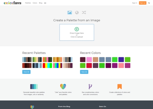 ColorFavs|在线图片取色工具