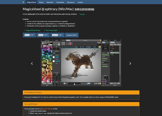 MagicaVoxel|3D像素建模设计工具