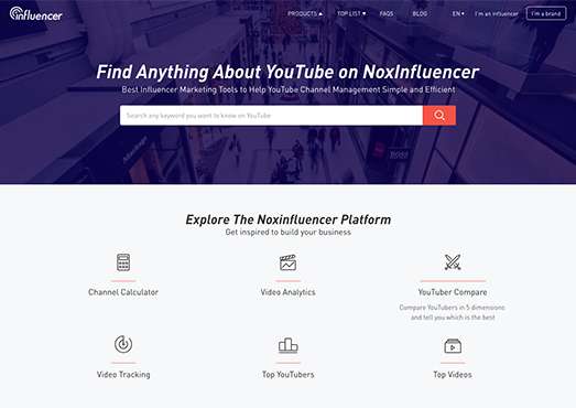NoxInfluencer|全球海外网红营销服务平台