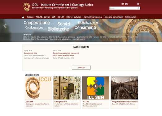 ICCU|意大利国家图书馆