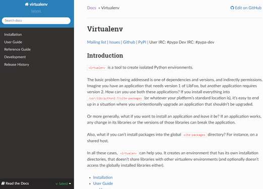 Virtualenv|基于Python虚拟环境管理包