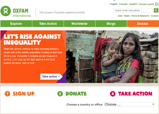 国际发展及救援组织-Oxfam