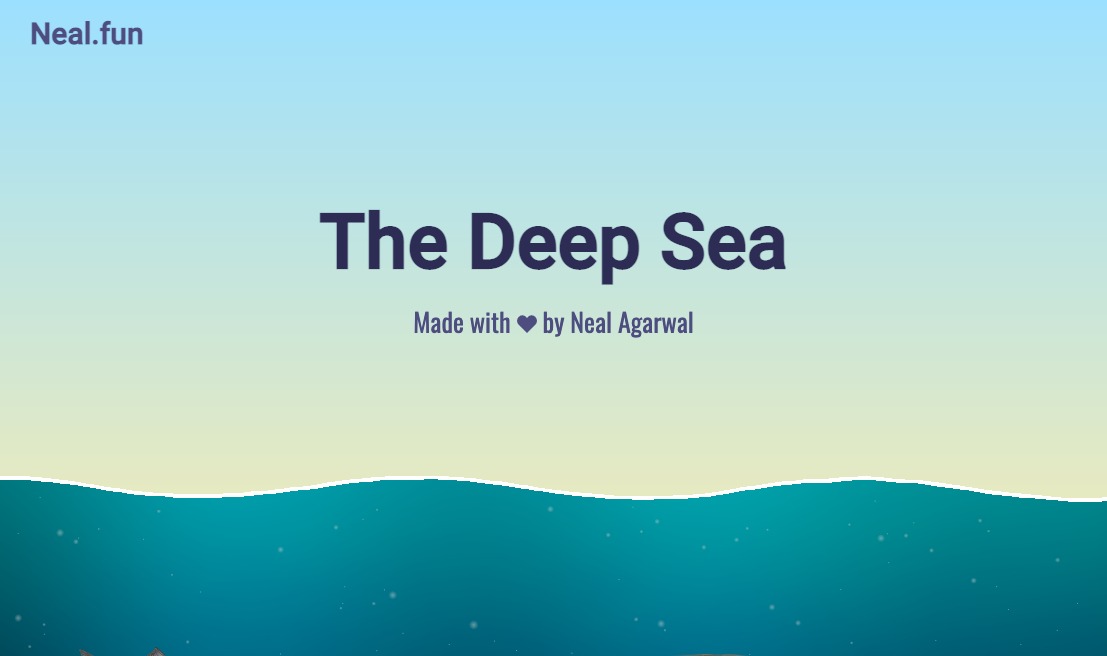 带你到深海去探险：深海